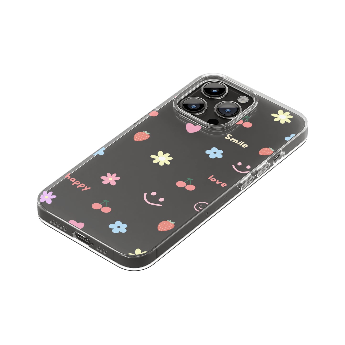 Cute Doodle Clear Case