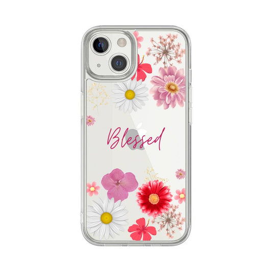 Blessed Floral Clear Case