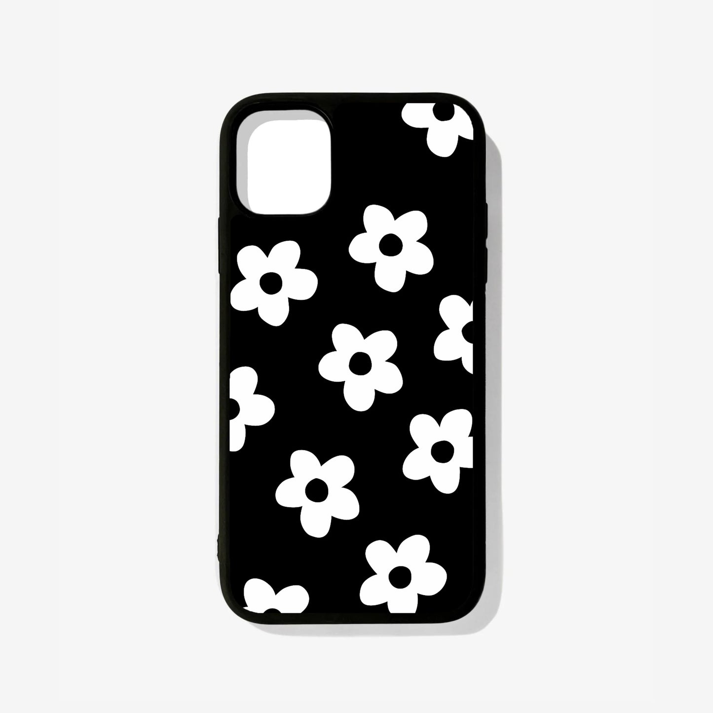 Black Bloom Glass Case