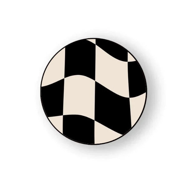 Beige Checkered Holder