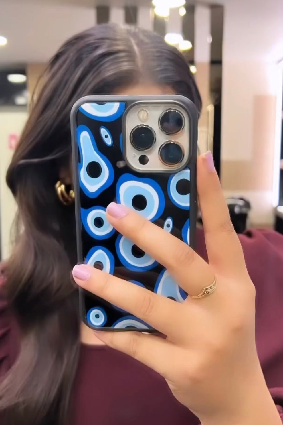 Evil Eye Glass Case