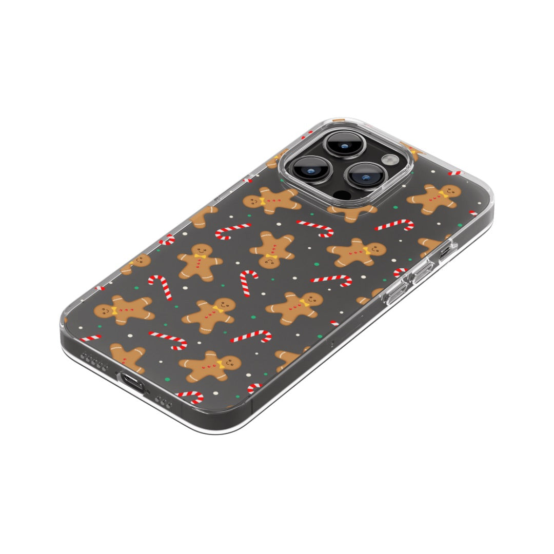 Gingerbread Men Clear Case