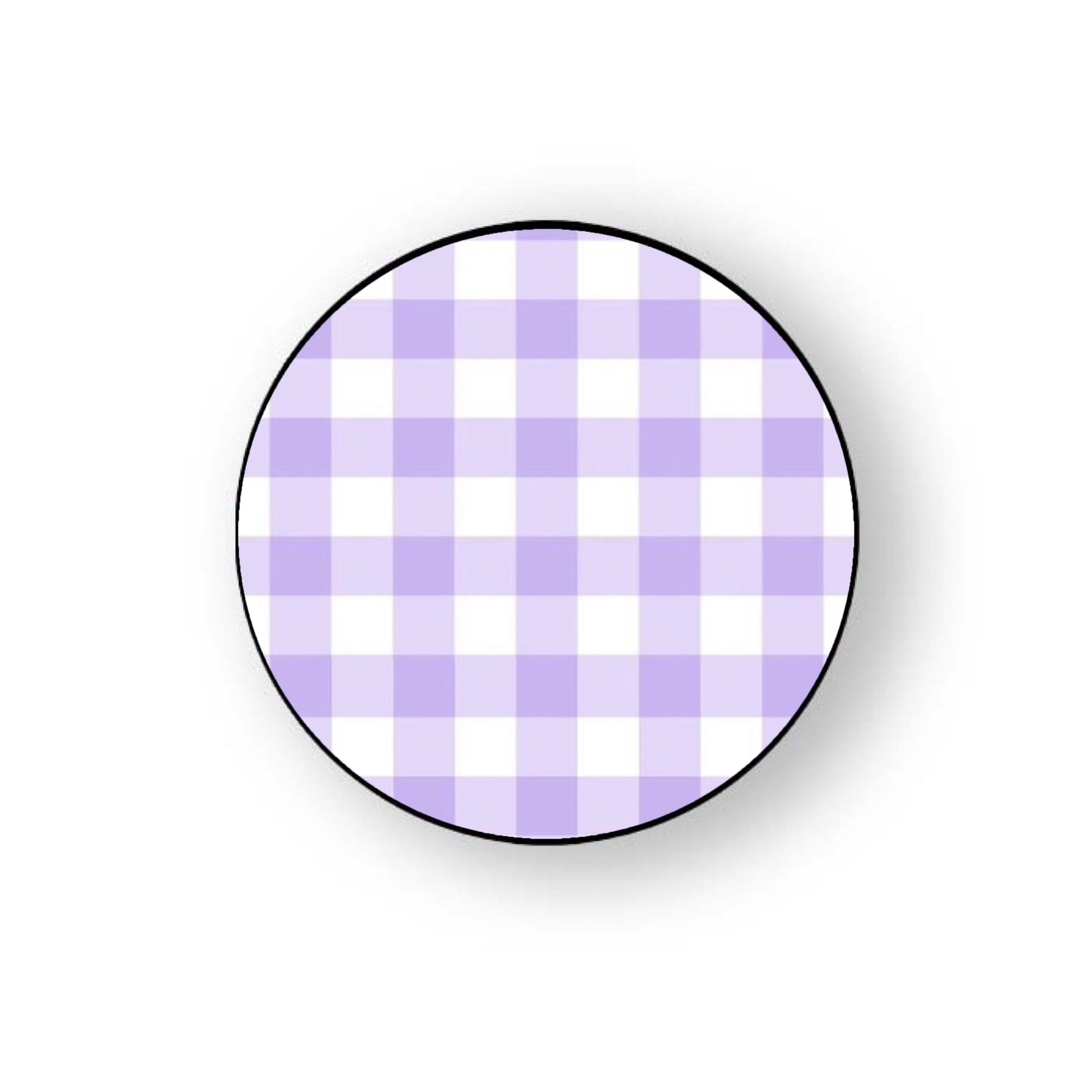 Purple Plaid Holder