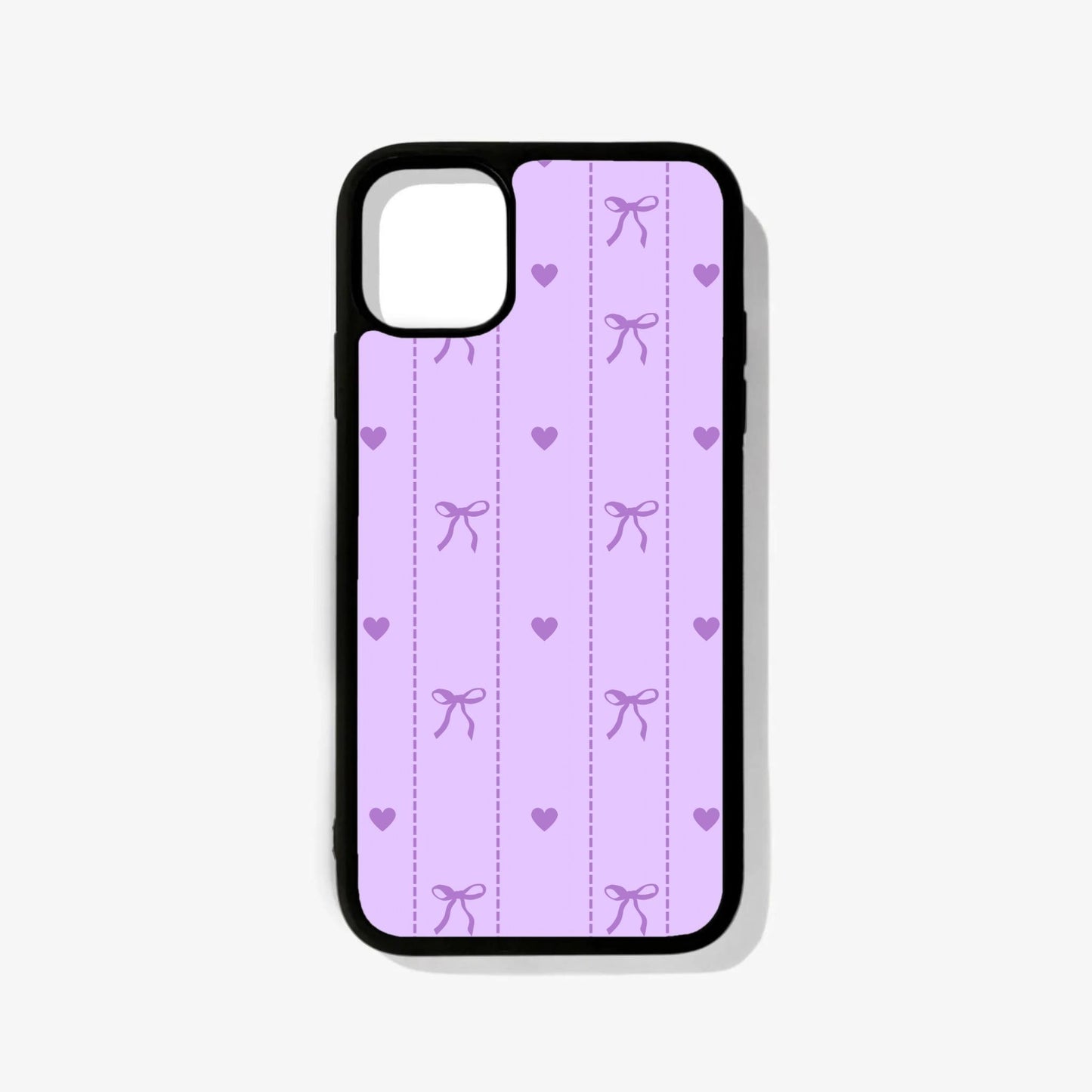 Coquette Bows & Hearts Glass Case