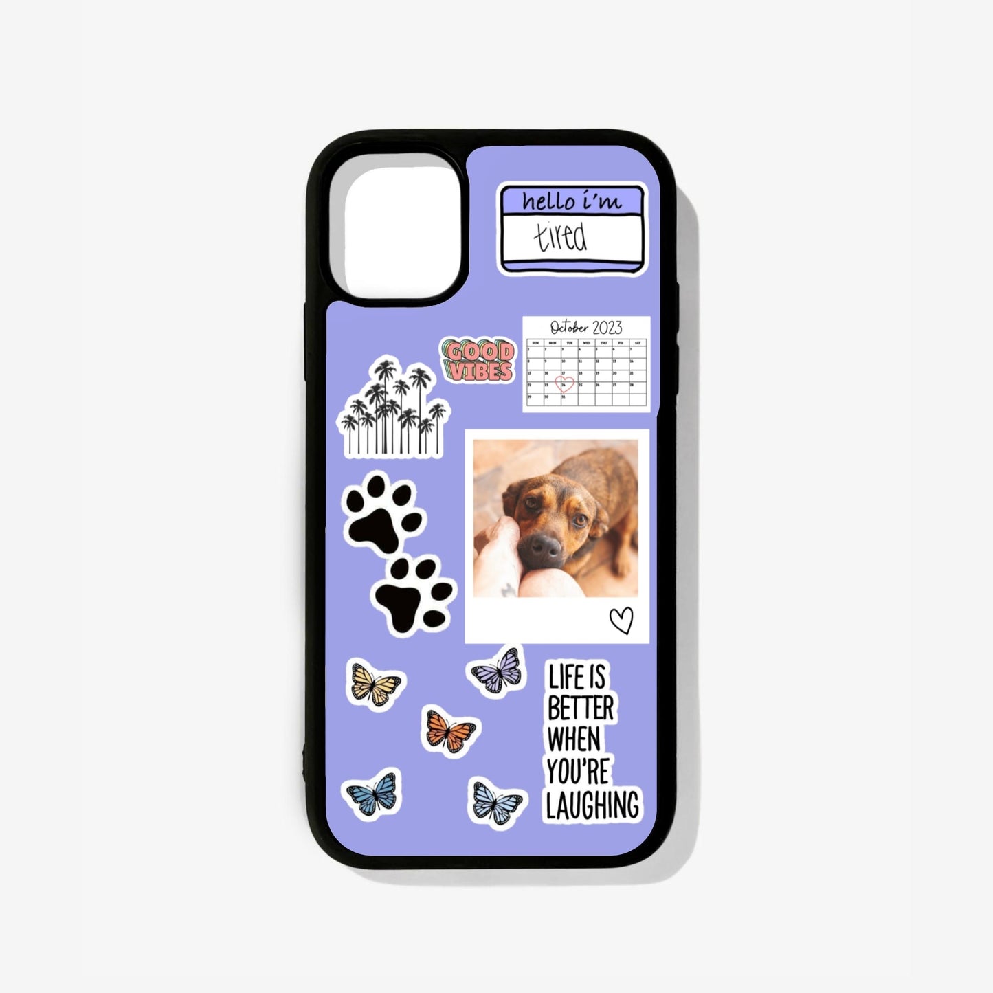 Custom Stickers Glass Case