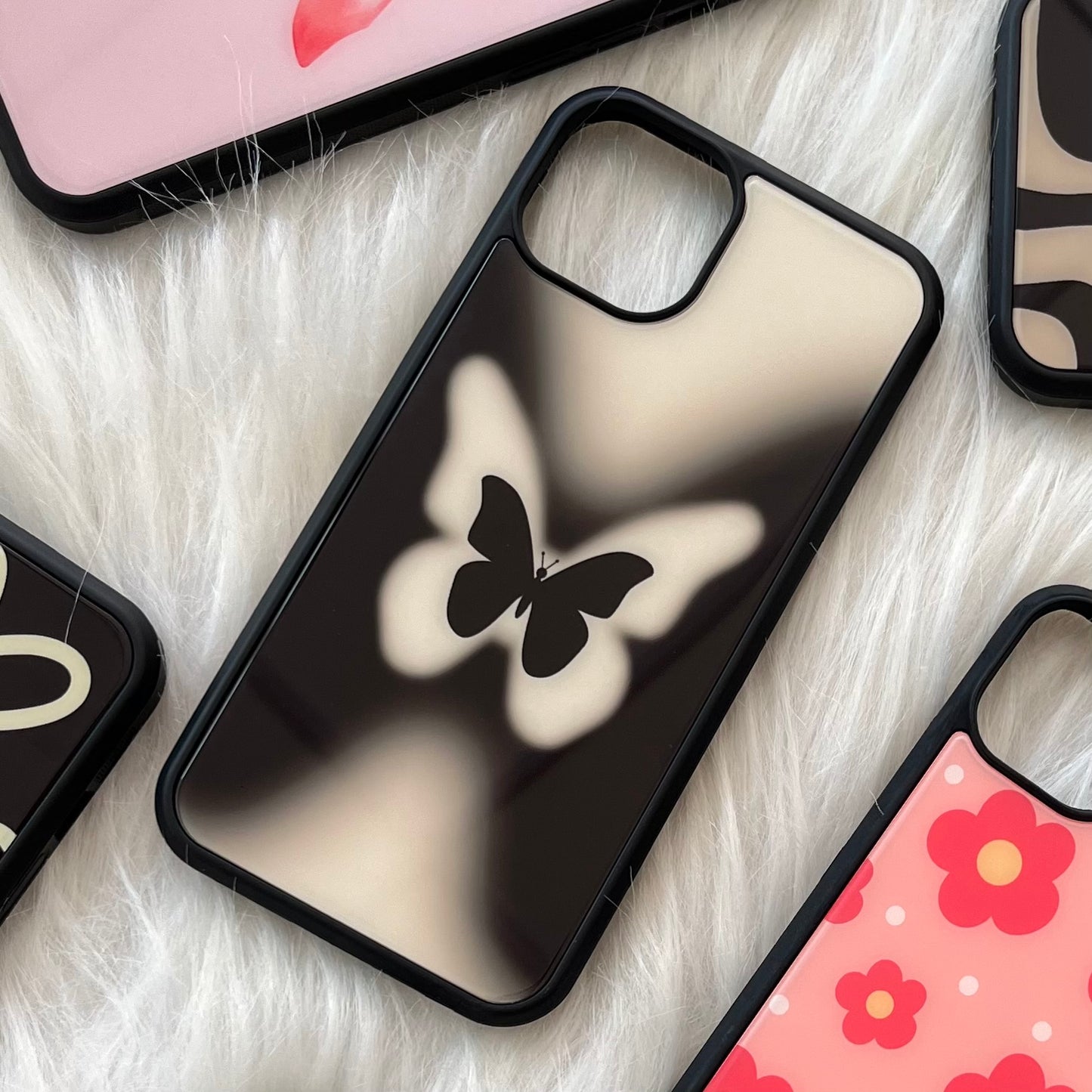Butterfly Aura Glass Case