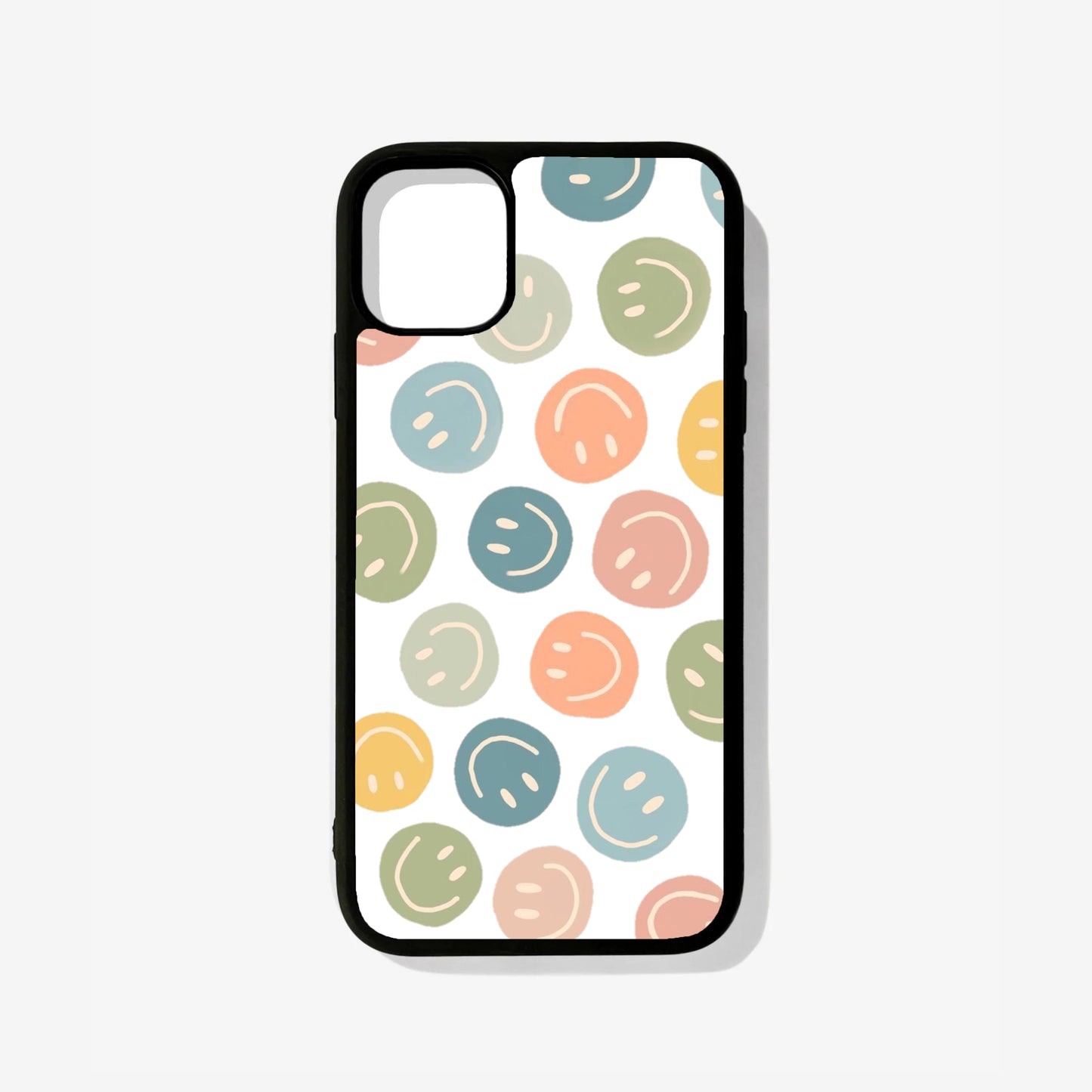 Retro Smilies Glass Case