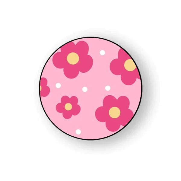 Retro Pink Daisy Holder