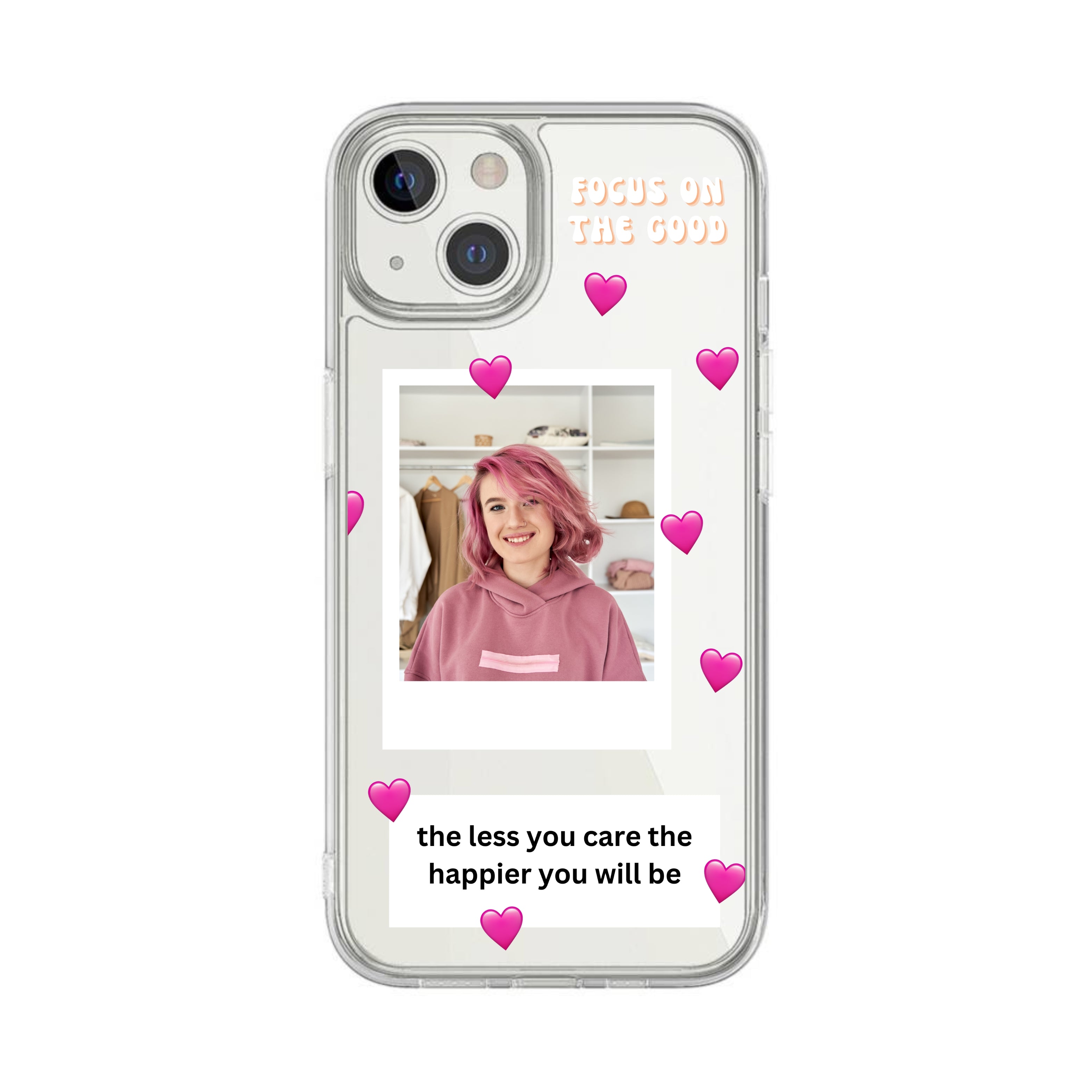 Custom Aesthetic Polaroid Clear Case – Shopglam Cases