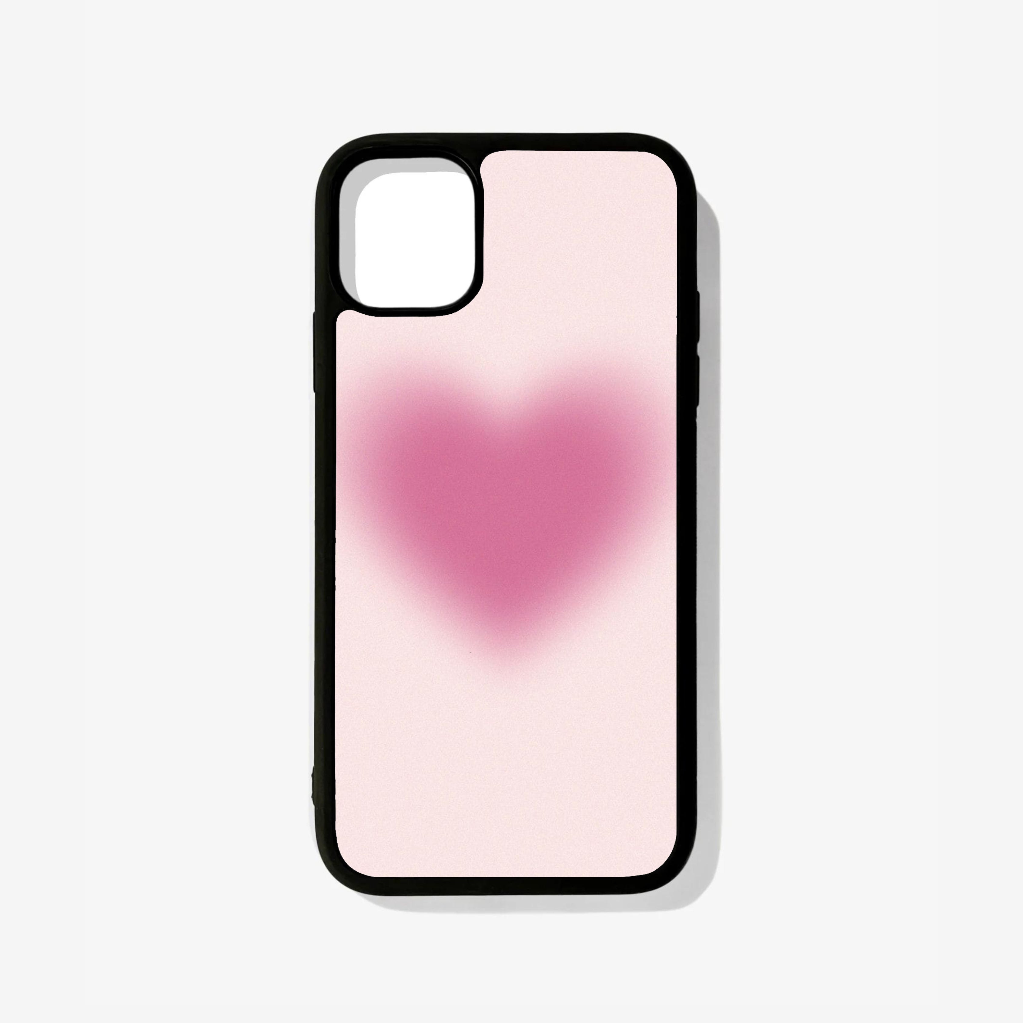 Pink Aura Heart Glass Case – Shopglam Cases