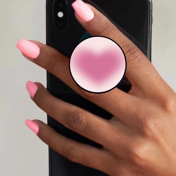 Pink Aura Heart Holder