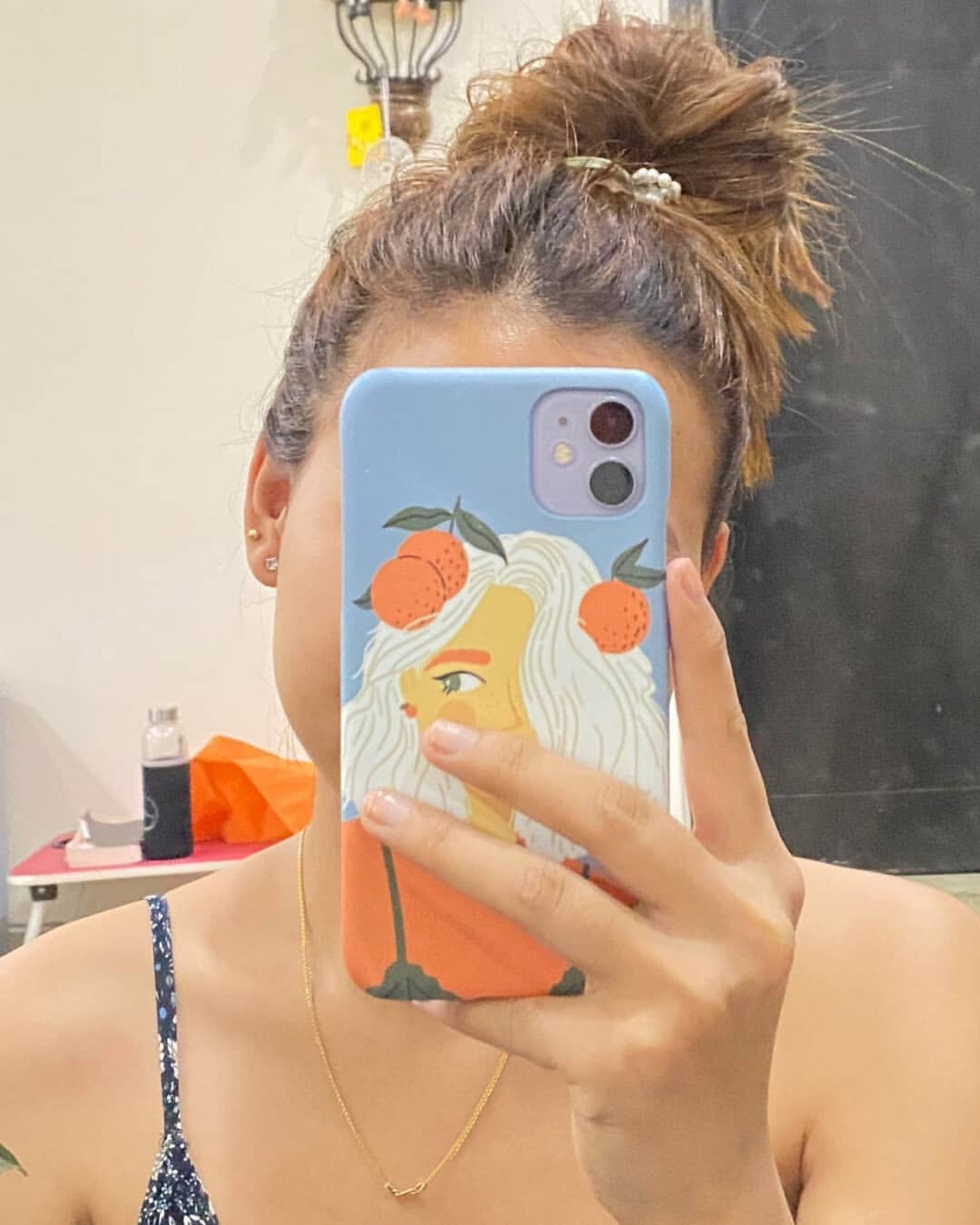 White Hair Girl Hard Case