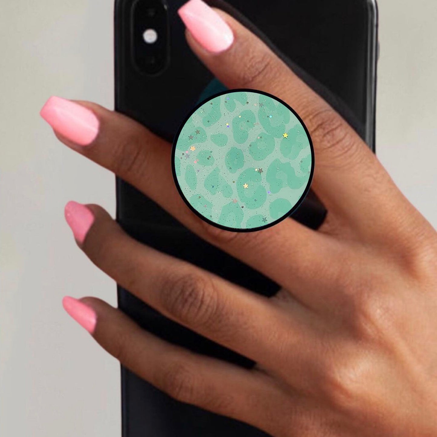 Green Leopard Holder