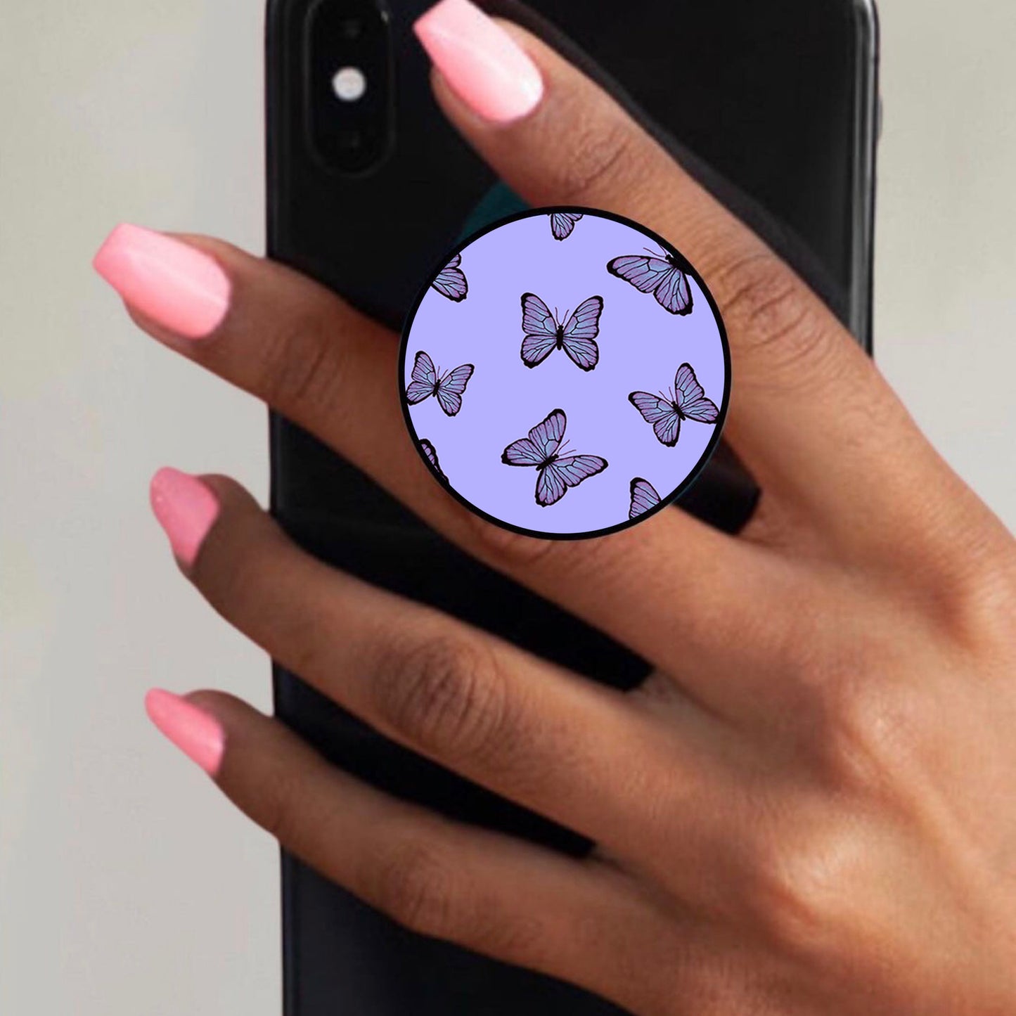 Purple Butterflies Holder