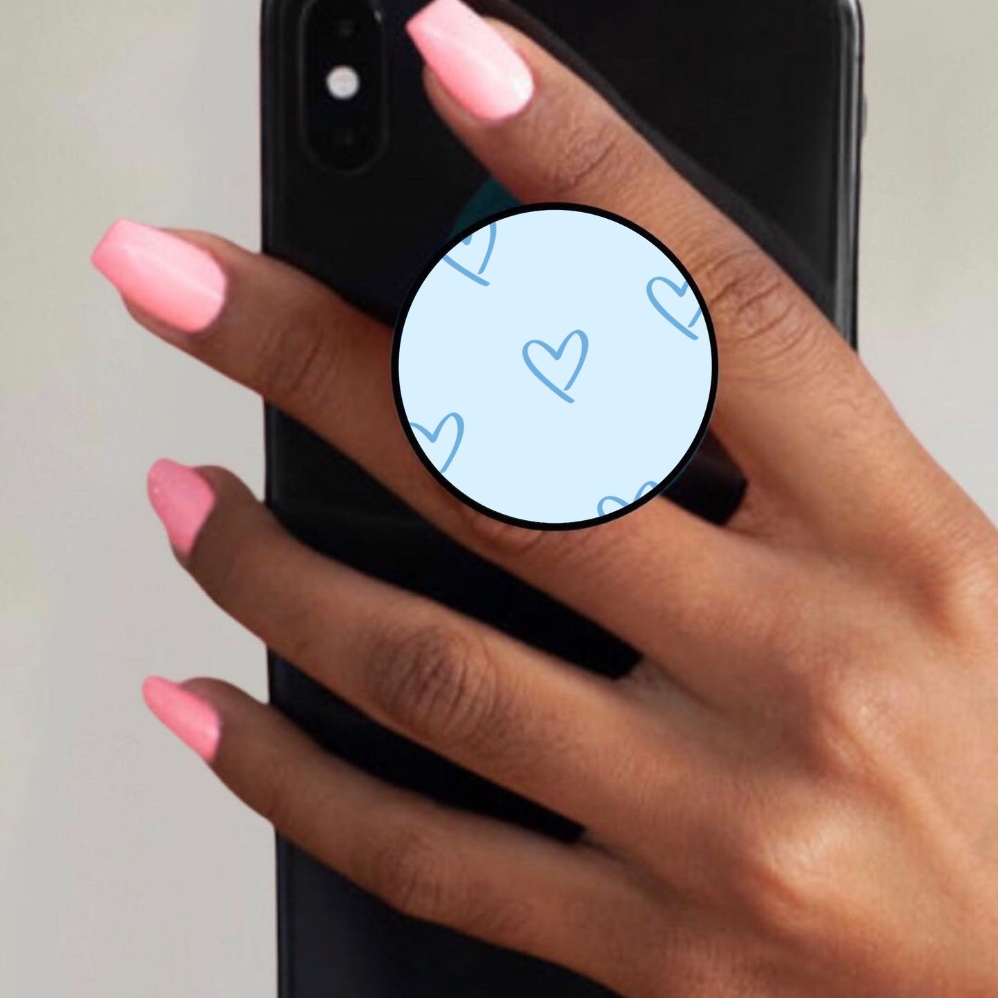 Cute Blue Hearts Holder