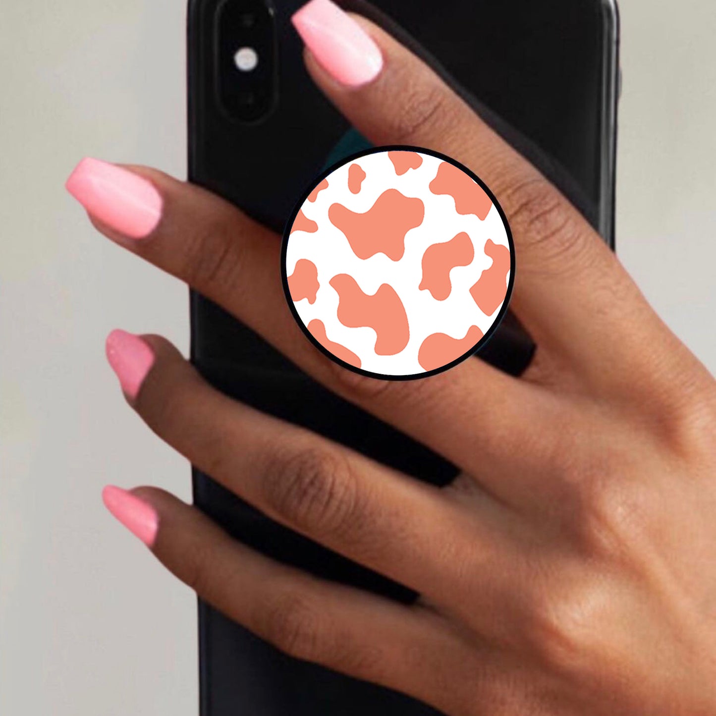 Pink Moo Moo Holder