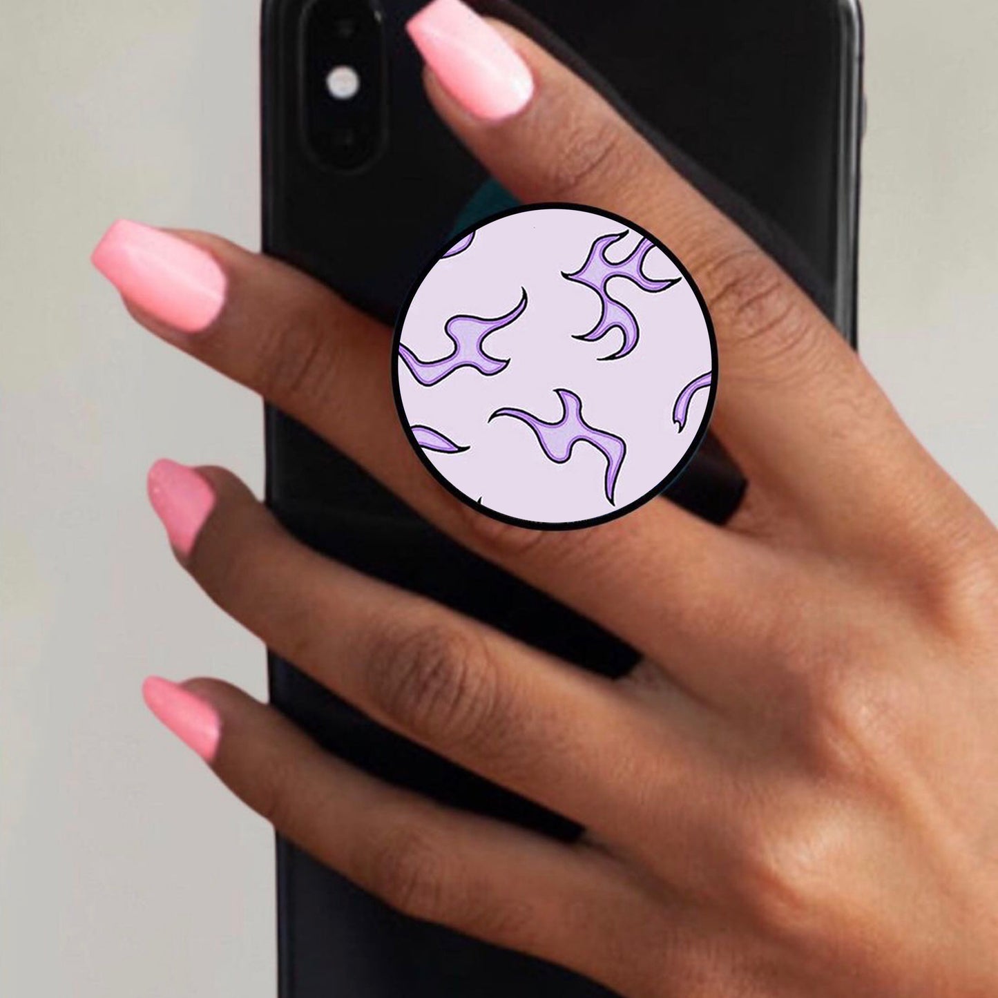 Purple Flames Holder