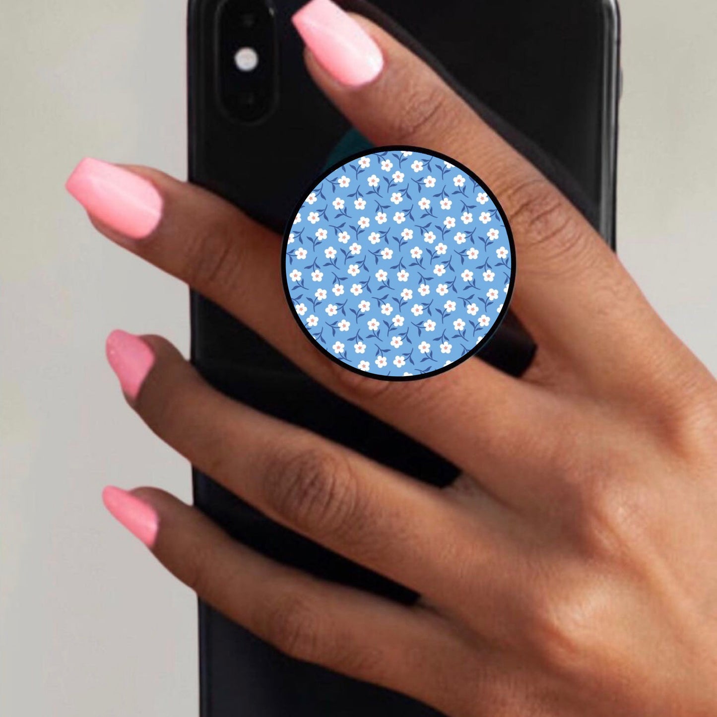 Blue Floral Holder