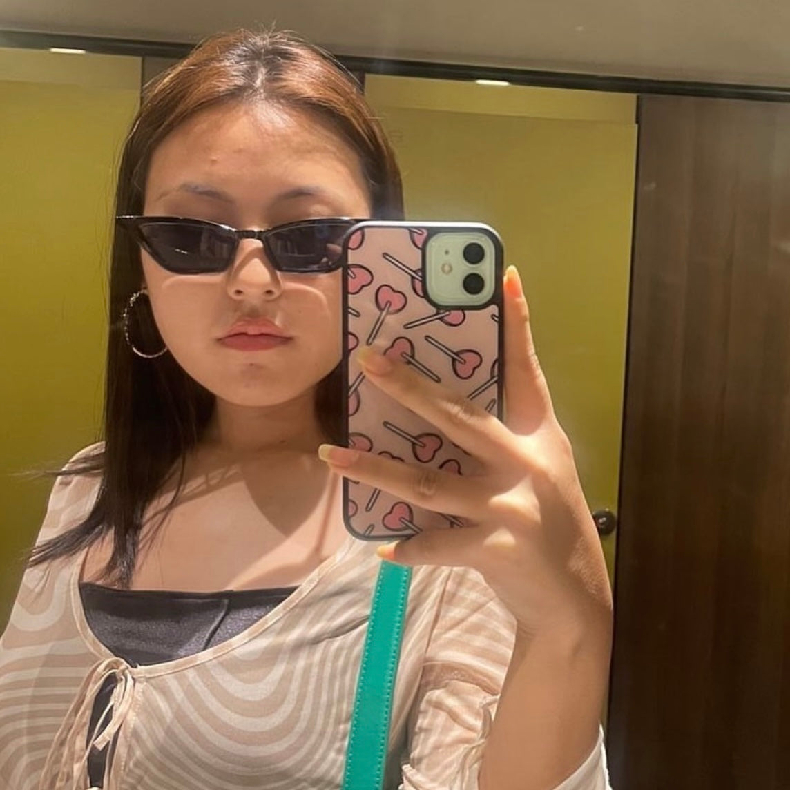 Pink Candy Glass Case