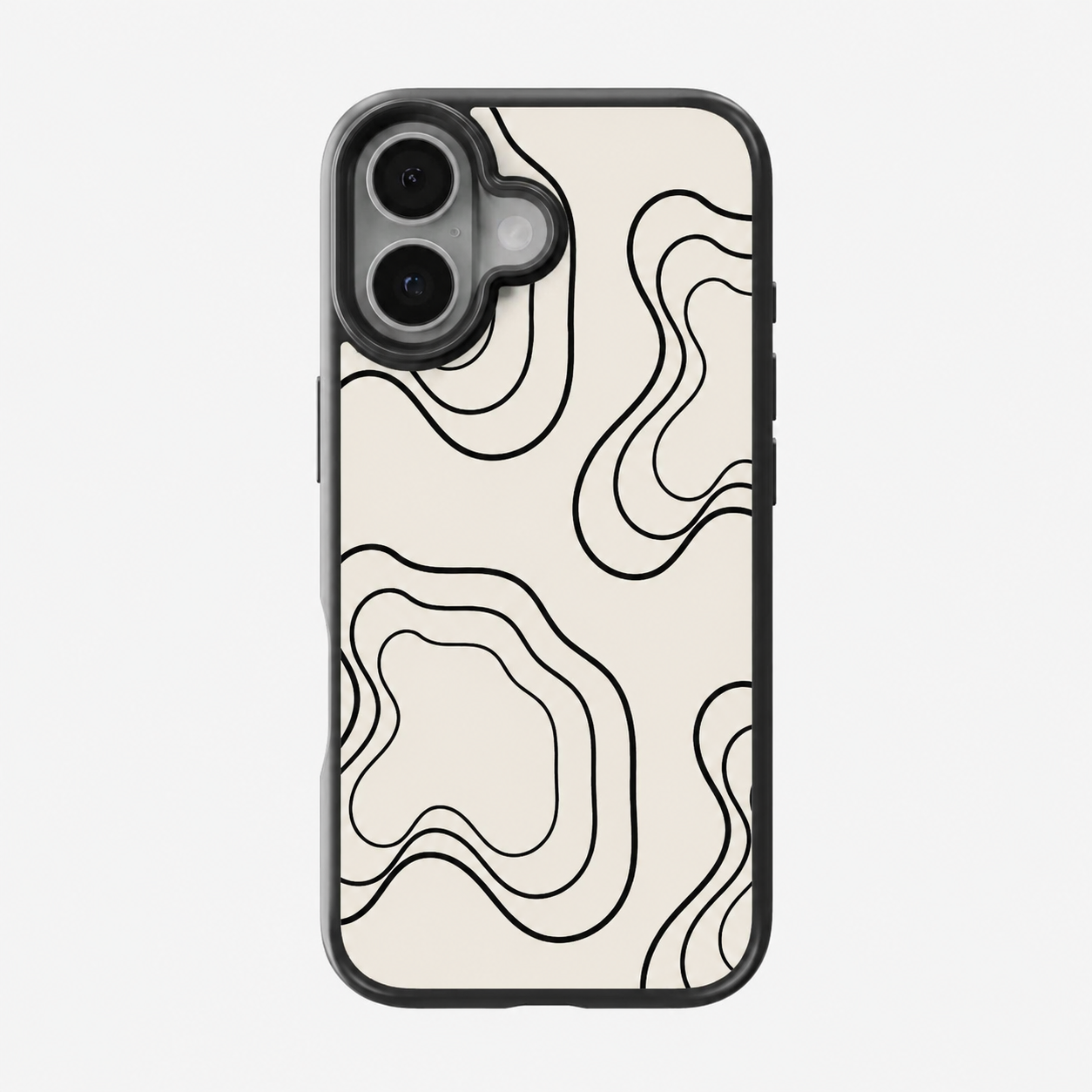 Minimal Abstract Contour Line Phone Case