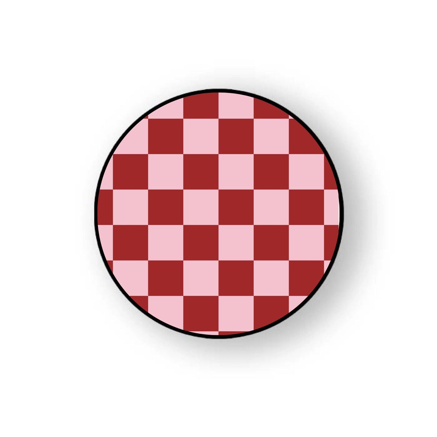 Red Checkered Holder