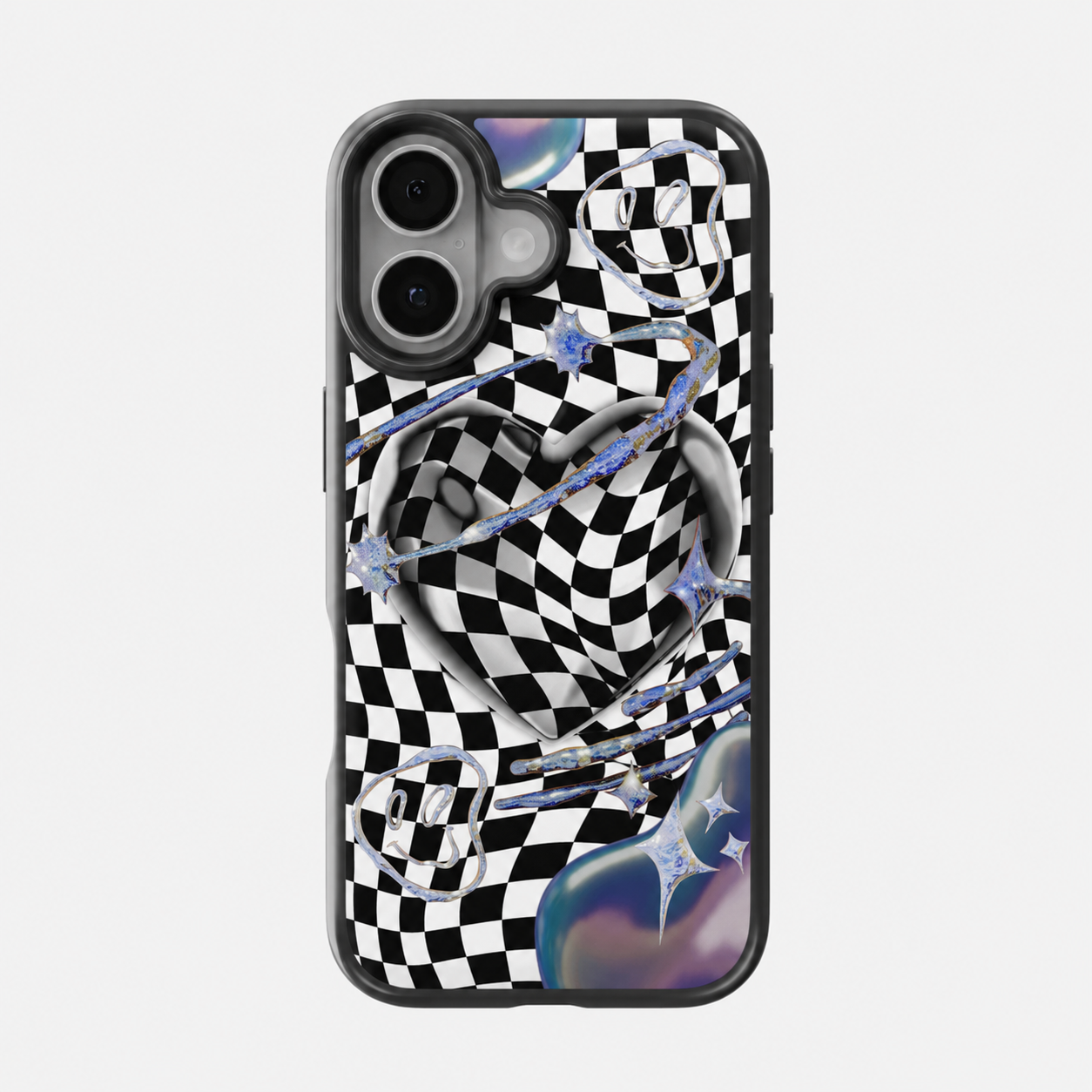 Checkerboard Optical Illusion Phone Case