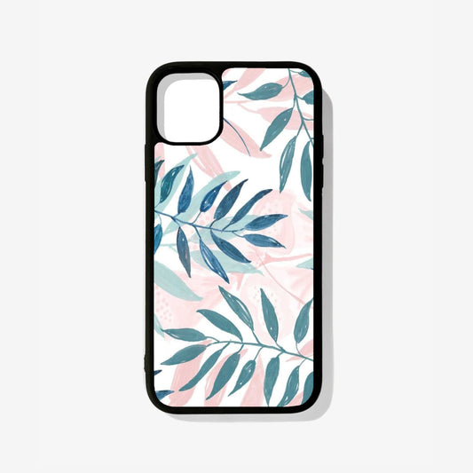 Tropical Pattern Glass Case