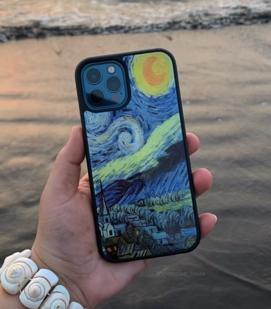 Starry Night (Van Gogh) Glass Case