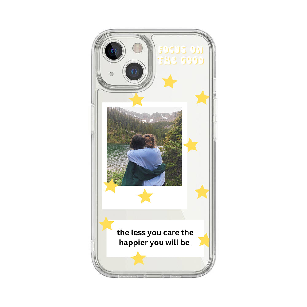 Custom Aesthetic Polaroid Clear Case