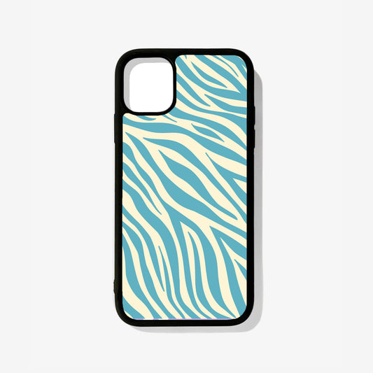 Zebra Pattern Aesthetic Glass Case