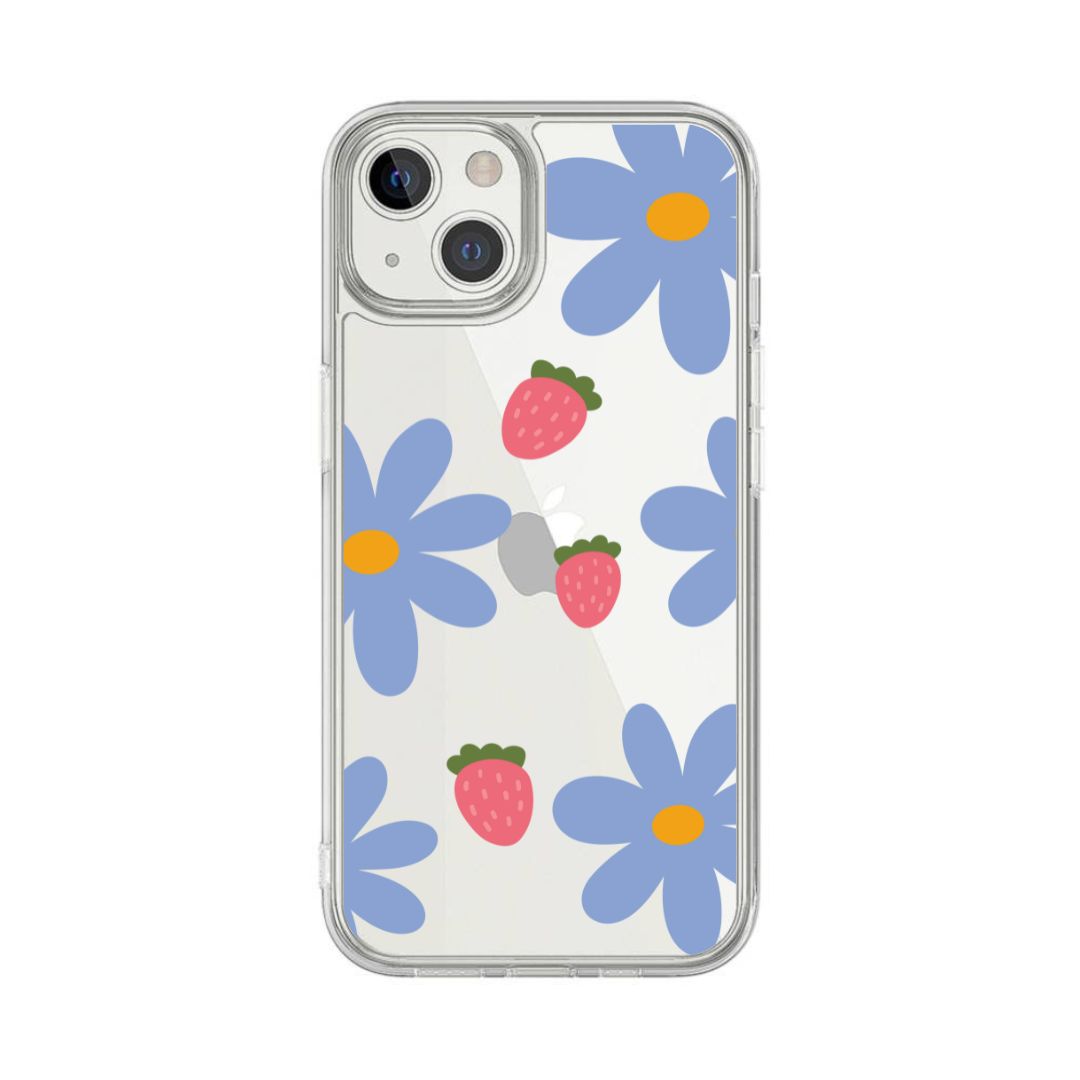 Daisy Strawberry Clear Case