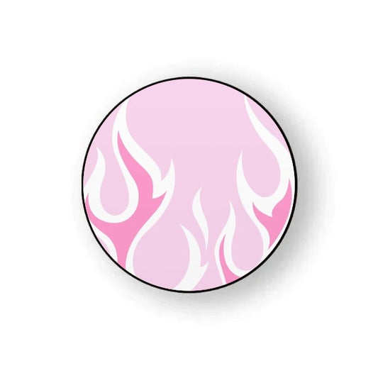 Pink Flames Holder