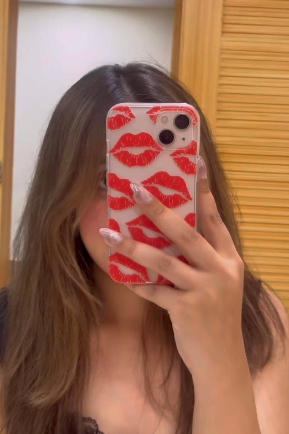Lips Kiss Clear Case