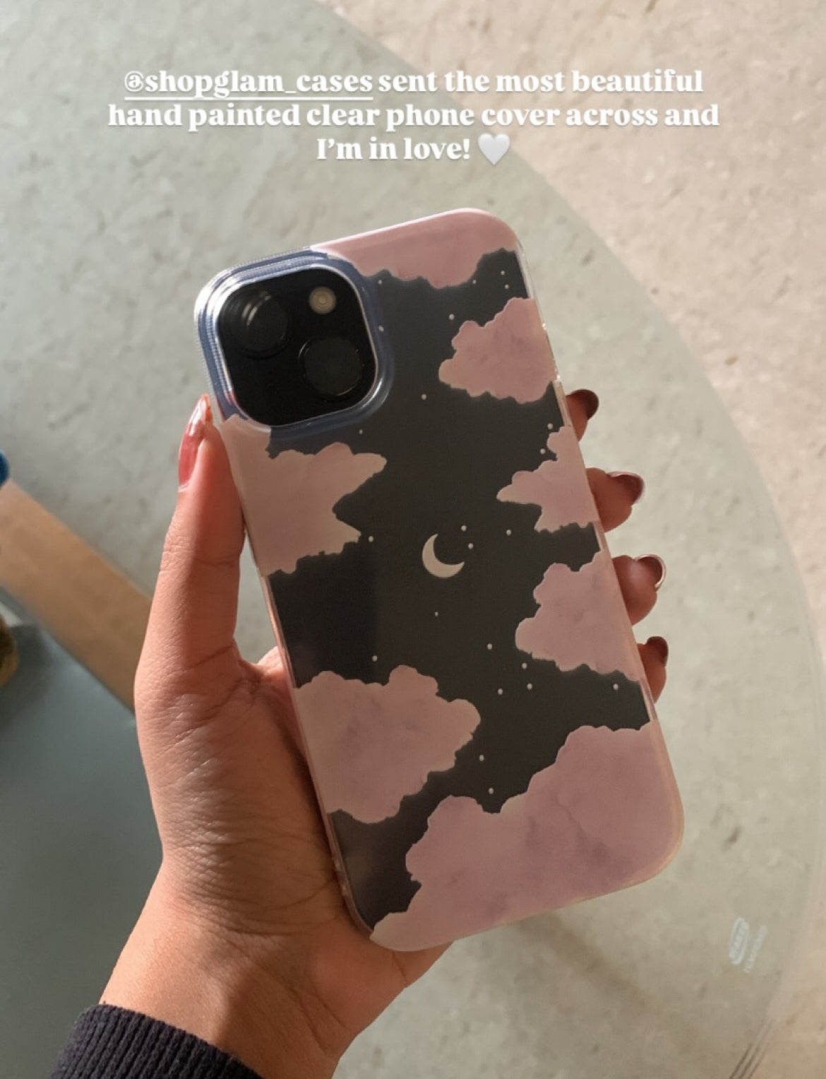 Aesthetic Clouds Clear Case