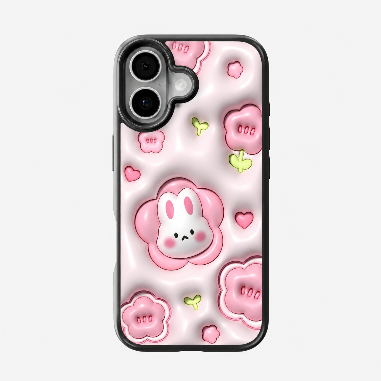 Pink Bunny Blossom Kawaii Phone Case