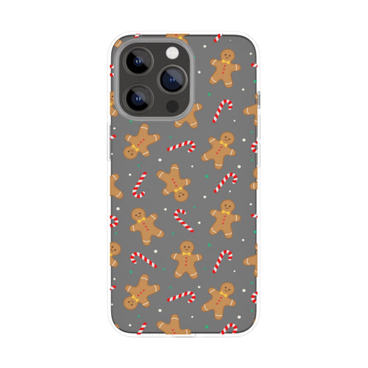 Gingerbread Men Clear Case