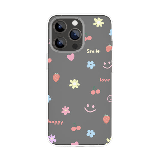 Cute Doodle Clear Case