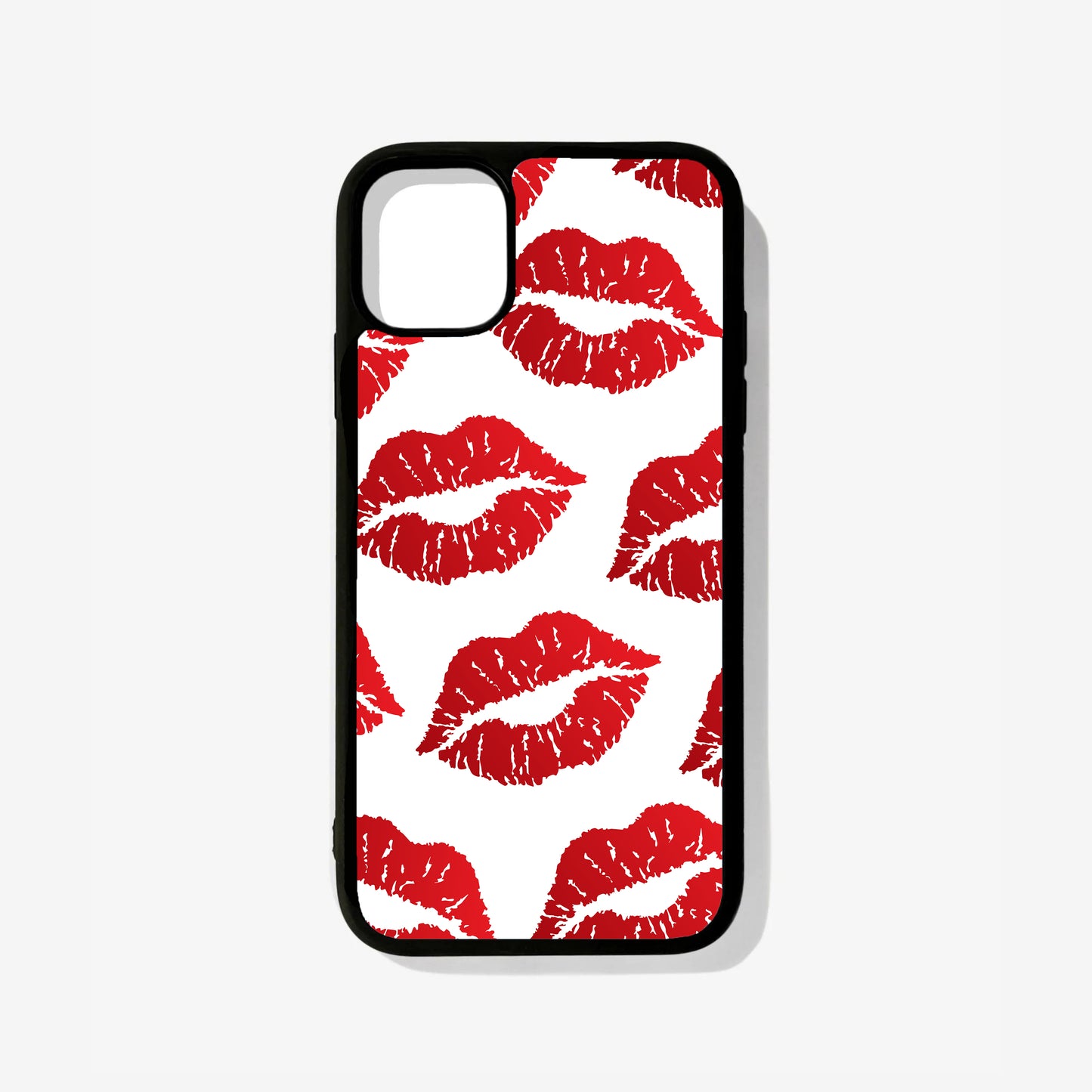 Lips Kiss Glass Case