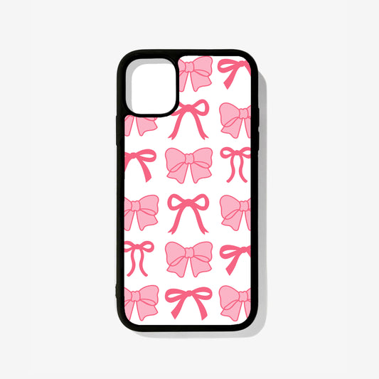Girly Bow Glass Case