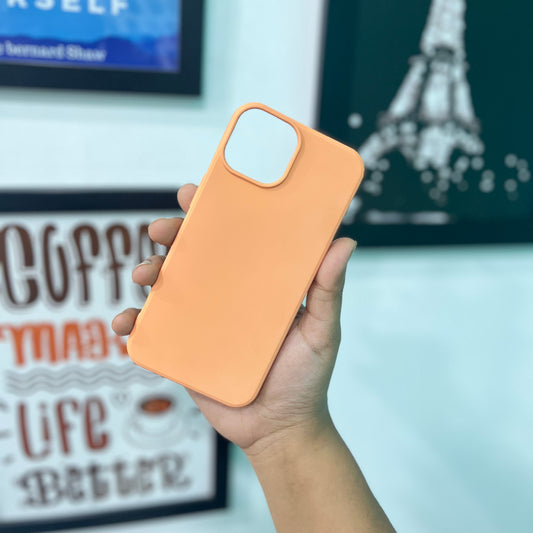 Orange Solid Silicone Case