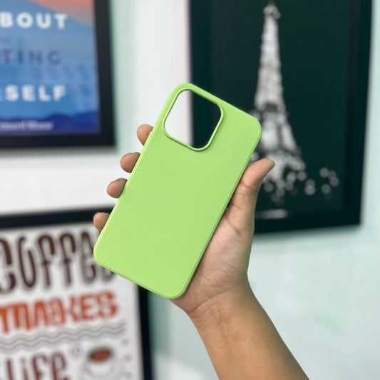 Mint Green Solid Silicone Case
