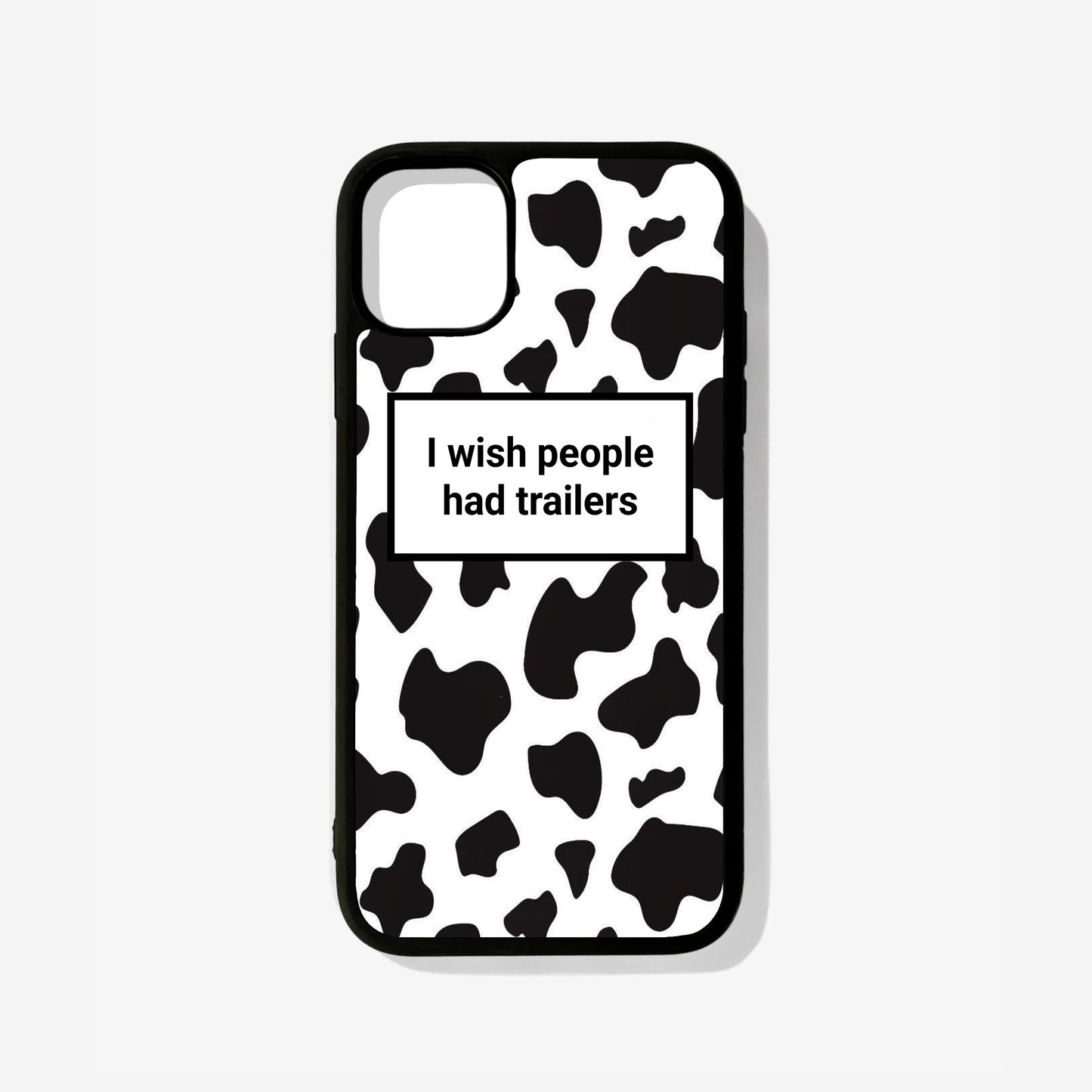 Moo Moo Quote Glass Case
