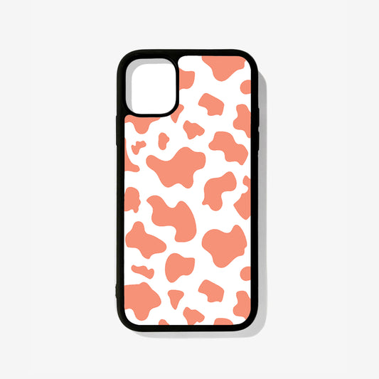 Pink Moo Moo Glass Case