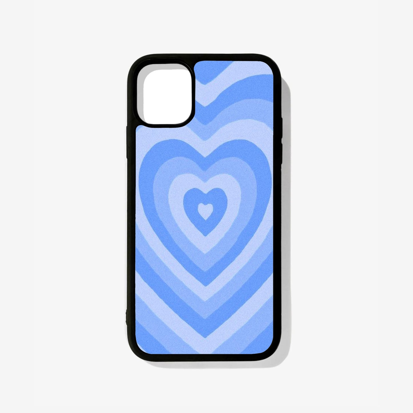 Blue Heart Glass Case