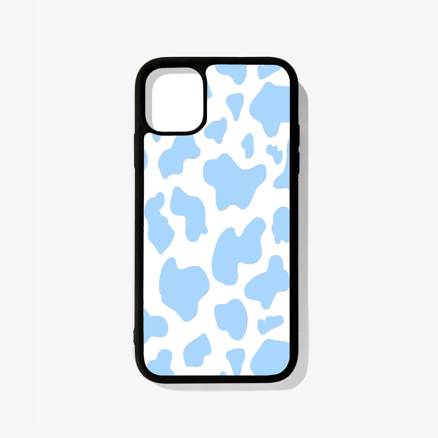 Blue Moo Moo Glass Case