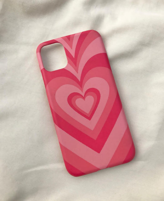 Pink Heart Hard Case