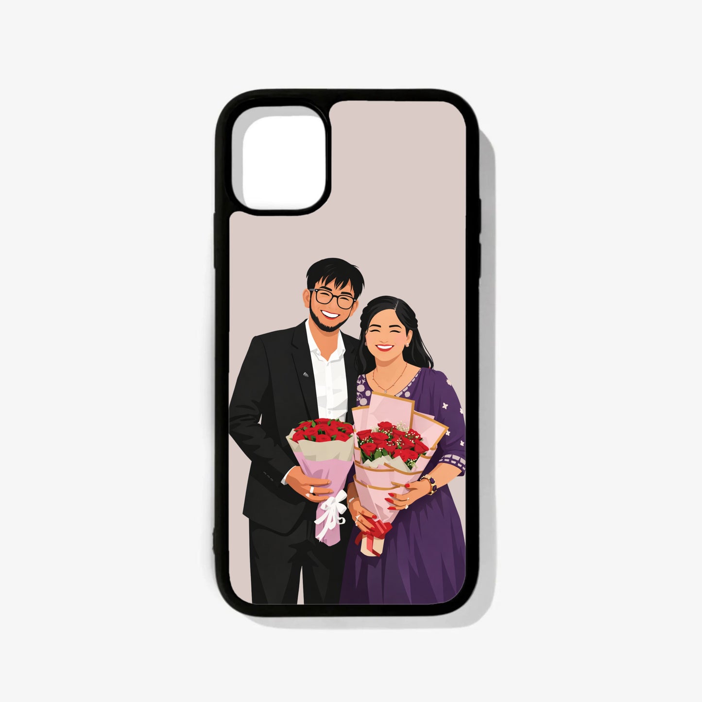 Custom Illustrated Glass Case
