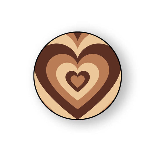 Brown Heart Holder