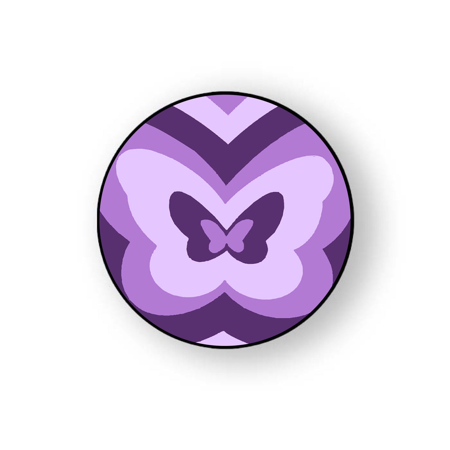 Purple Butterfly Holder