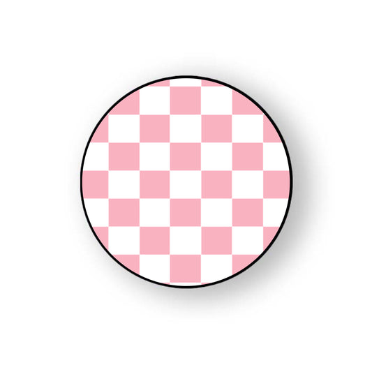 Pink Checkered Holder